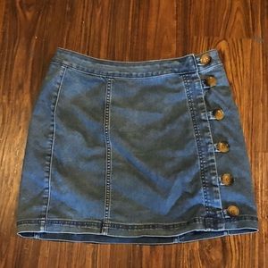 Free People Denim Skirt